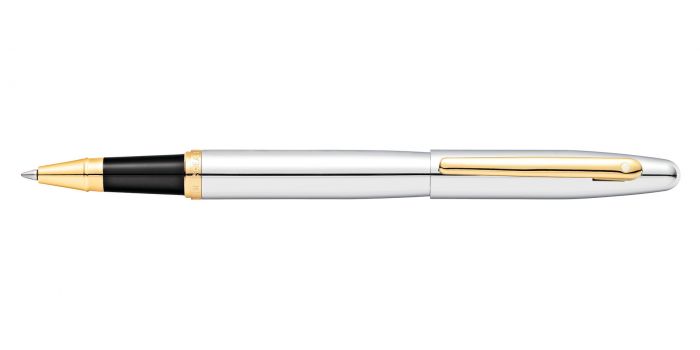 SHEAFFER VFM ROLLERBALL GT CHROME GOLD